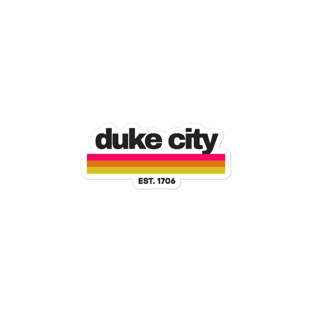 "Stripes" Black Sticker
