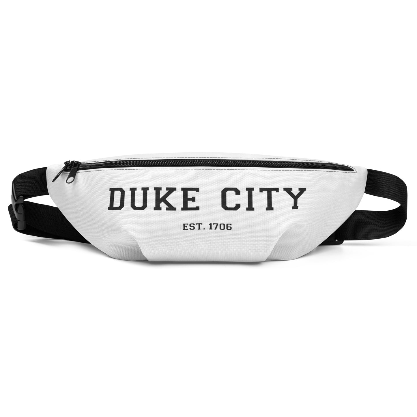 "Collegiate" Black Fanny Pack