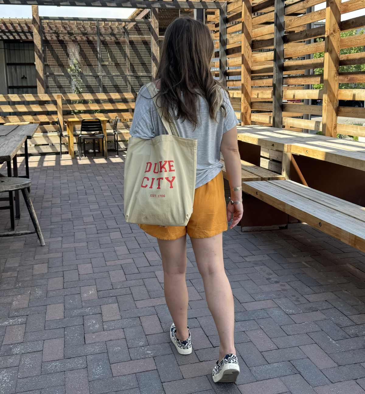 "Collegiate" Red Eco Tote Bag